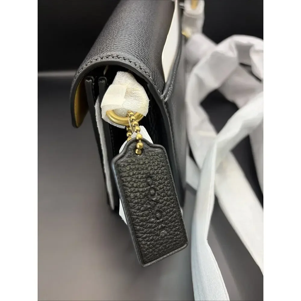 COACH Tabby Shoulder Bag 26 B4/Black Pebble NWT USA